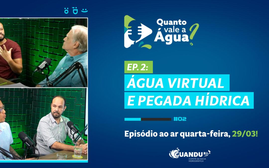 “Água Virtual e Pegada Hídrica” são destaques no Podcast do Comitê Guandu