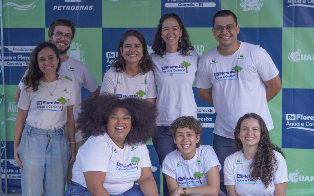 Projeto PAF (Re) Floresta doa mudas florestais na festa de aniversário de Rio Claro (RJ)