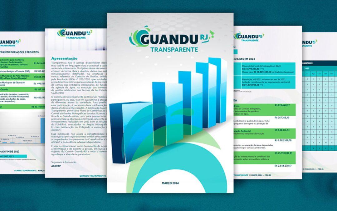 Guandu Transparente traz receita e valores investidos em ações e projetos do Comitê em 2023