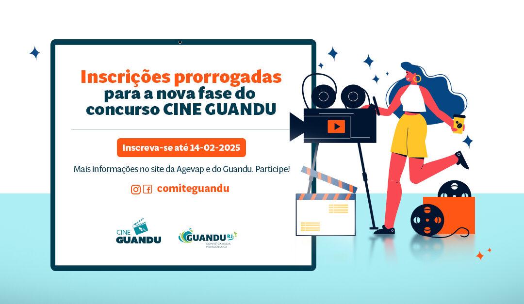 Cine Guandu tem inscrições prorrogadas para estudantes da Região Hidrográfica II