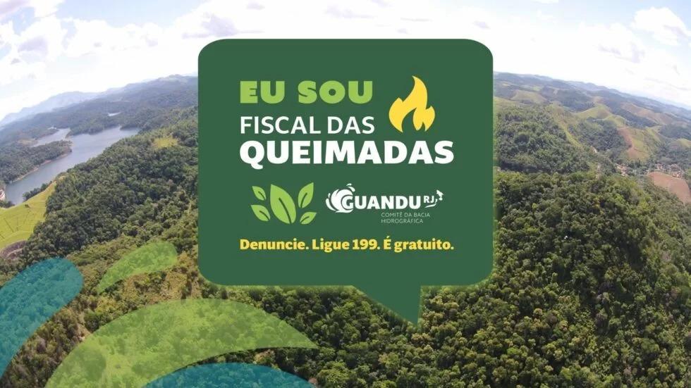 Fiscal das Queimadas reforça ações do Comitê Guandu pela Mata Atlântica