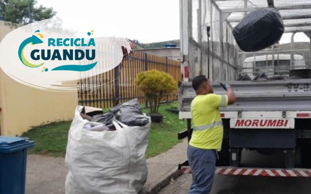 Campanha “Recicla Guandu” divulga pontos para descarte correto de resíduos