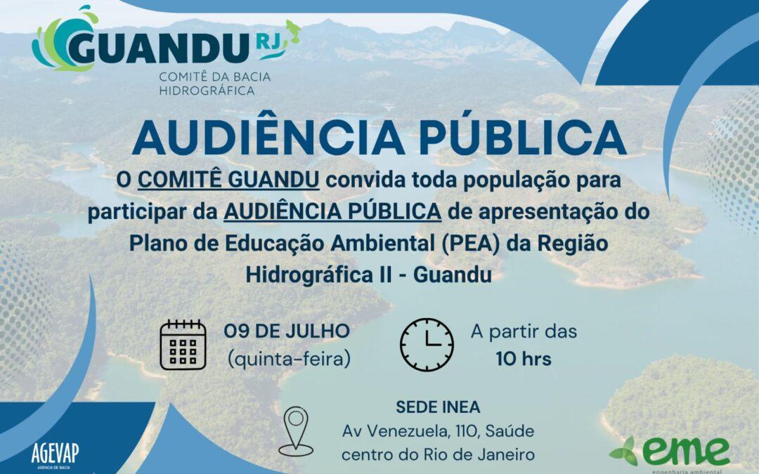 Plano de Educação Ambiental do Guandu avança para fase de audiência pública e consulta à sociedade
